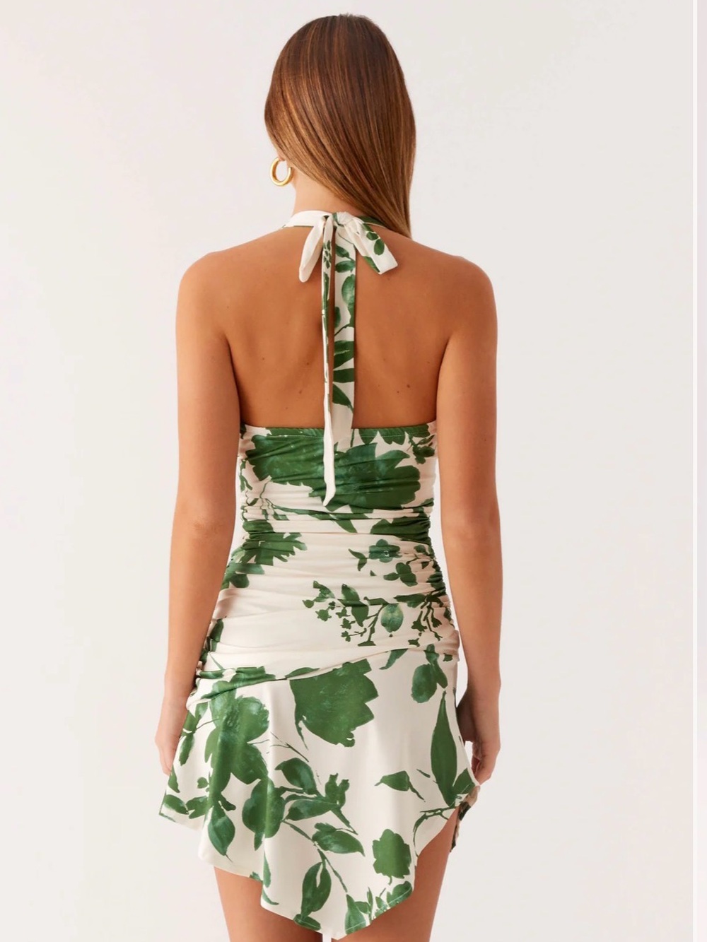 Peppermayo Colt Halter Mini Dress in Verdant Bloom - Picture 3 of 5